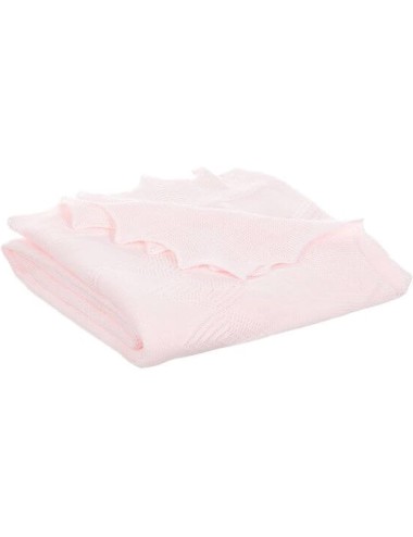 Toquilla bebé rosa