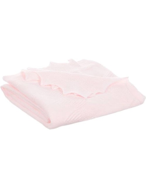 Toquilla bebé rosa